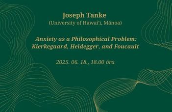 Joseph Tanke Colloquium Philosophicum-előadása
